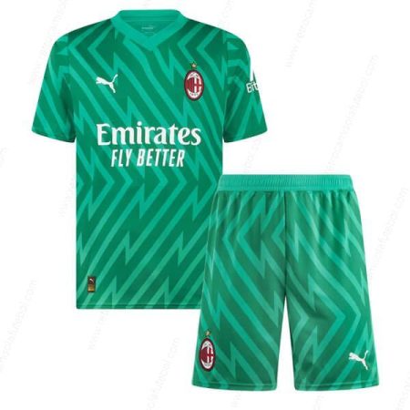 Camisola AC Milan Guarda Redes Kits de futebol para crianças 23/24