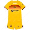 Camisola Barcelona Fourth Kits de futebol para crianças 22/23