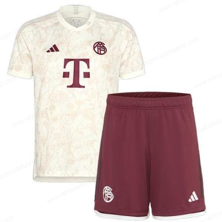 Camisola Bayern Munich 3º Kits de futebol para crianças 23/24