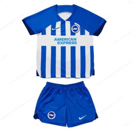 Camisola Brighton & Hove Albion 1º Kits de futebol para crianças 23/24