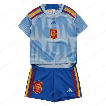 Camisola Espanha 2º Kits de futebol para crianças 2022