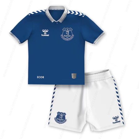 Camisola Everton 1º Kits de futebol para crianças 23/24