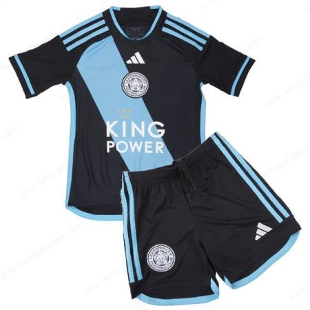 Camisola Leicester City 2º Kits de futebol para crianças 23/24