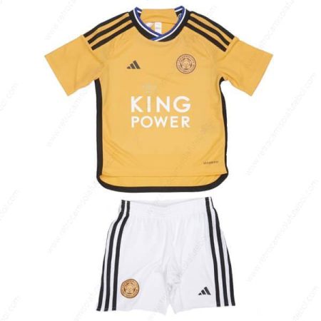 Camisola Leicester City 3º Kits de futebol para crianças 23/24