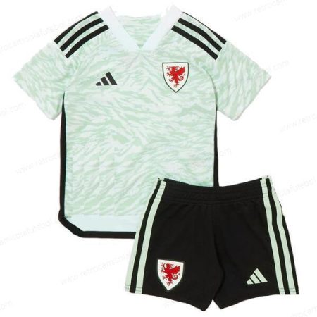 Camisola País de Gales 2º Kits de futebol para crianças 2023