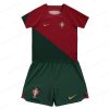 Camisola Portugal 1º Kits de futebol para crianças 2022