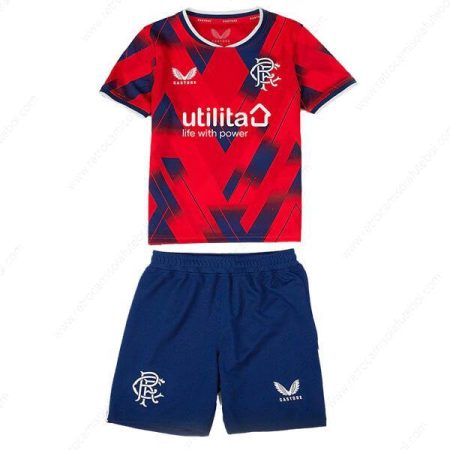 Camisola Rangers Fourth Kits de futebol para crianças 23/24