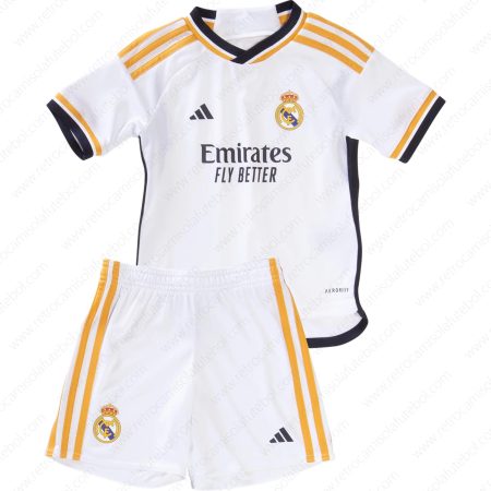 Camisola Real Madrid 1º Kits de futebol para crianças 23/24