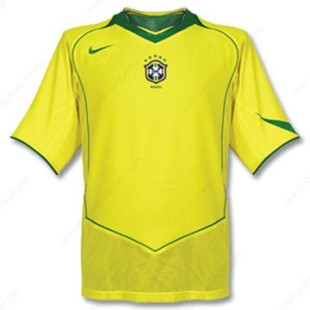 Camisola Retro Brasil 1º Camisola de futebol 2004